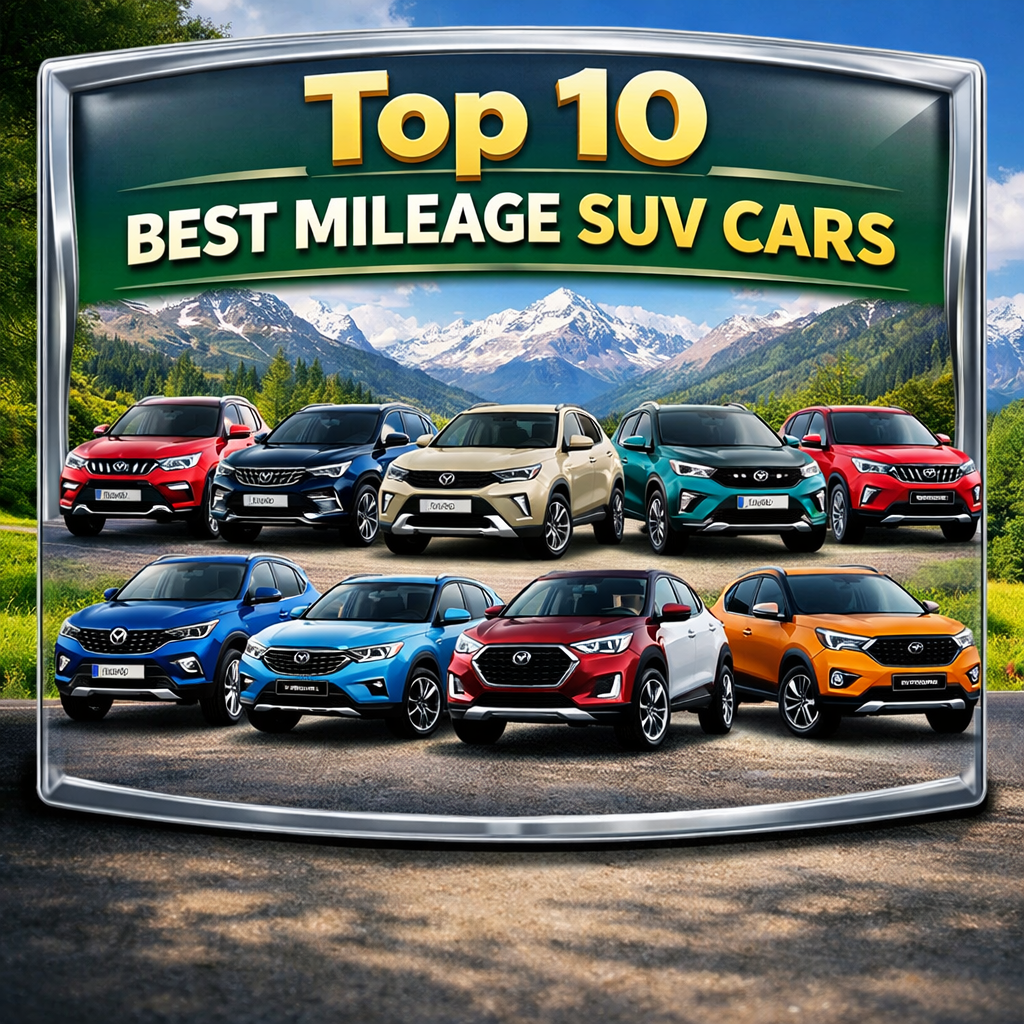 Top 10 Best Mileage SUV Cars in India – Fuel-Efficient Picks in 2026